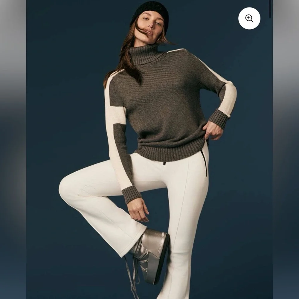 Alp N Rock Women’s Small Killian II Sweater Heather Gray Apres Ski Turtleneck - Picture 2 of 11